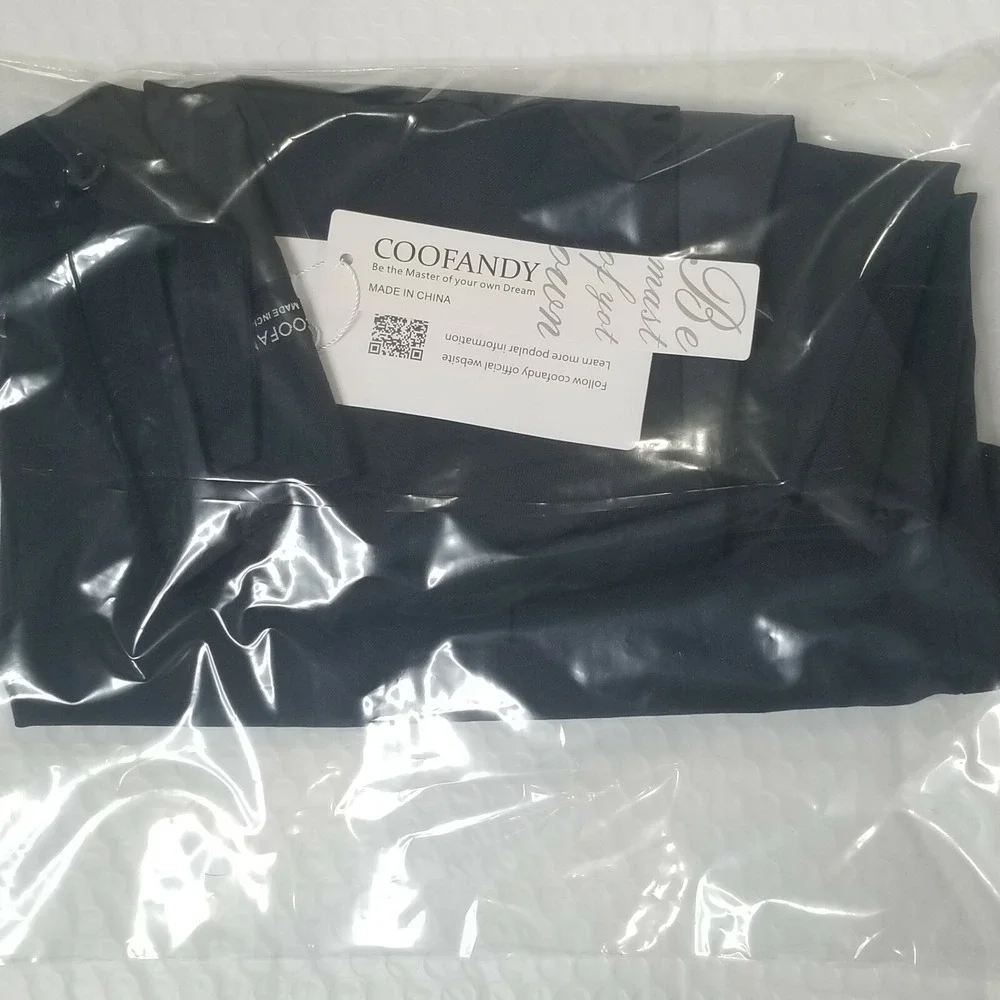 COOFANDY Formal Dress Navy Blue Button Front V Neck Sleeveless Suit Vest Mens S